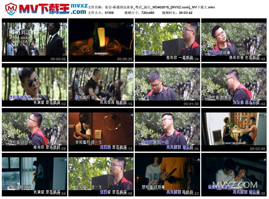 张岩-谁遇到这故事_粤语_流行_MD402015